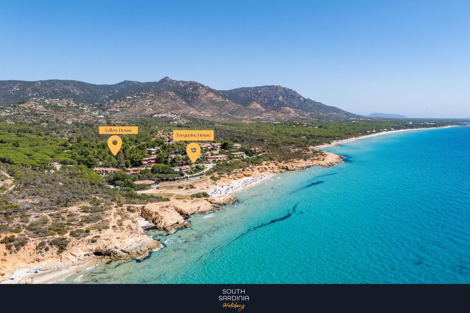 Pinus Village Apartments, 100M To Beach Santa Margherita di Pula Exterior foto